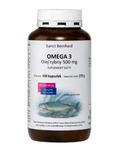 Krauterhaus Sanct Bernhard - KRAUTERHAUS SANCT BERNHARD Omega 3 Fish Oil Capsules, 500 mg (400 caps)