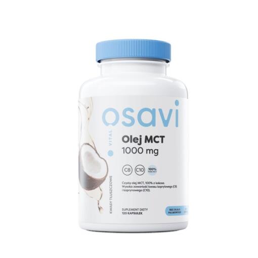 Osavi - OSAVI MCT olej, 1000 mg (120 kapsúl)