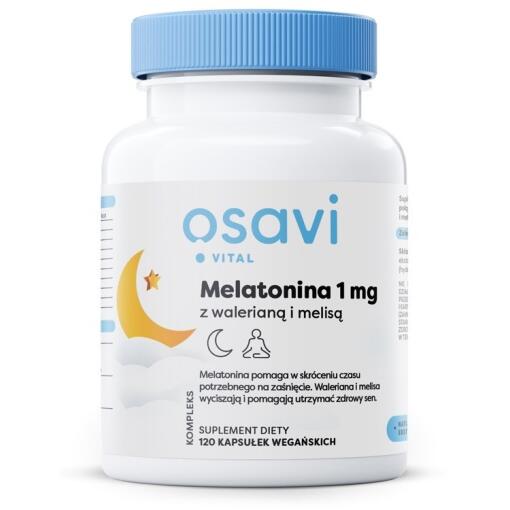 Osavi - Melatonín, 1 mg (120 rastlinných kapsúl)