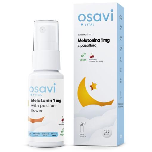 Osavi - OSAVI Melatonín s pasiflórou, čerešňová príchuť (25 ml)