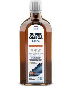 Osavi - OSAVI Super Omega +D3, 2900 mg, príchuť prírodný citrón (250 ml)