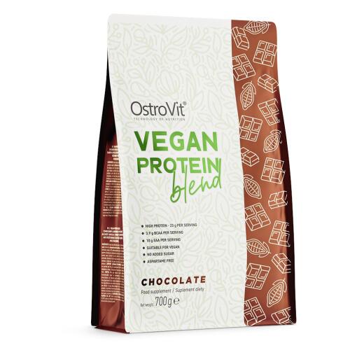 OstroVit - Zmes rastlinných bielkovín Vegan s čokoládovou príchuťou (700 g)