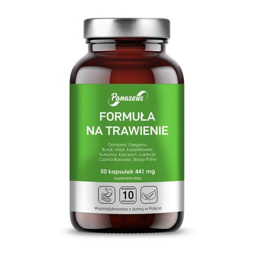 Panaseus - Tráviaca formula PANASEUS (50 kapsúl)