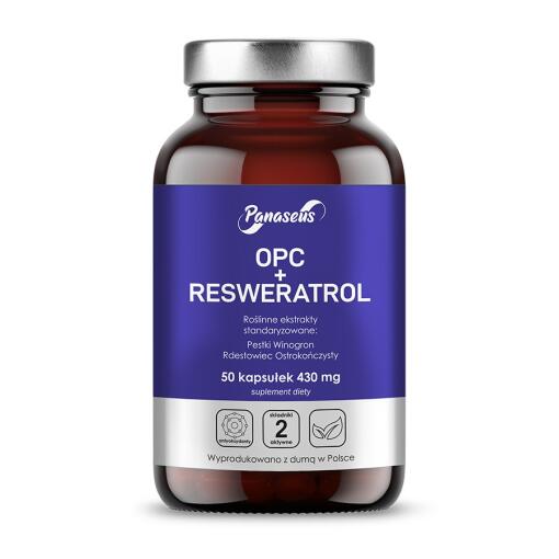 Panaseus - PANASEUS OPC + resveratrol (50 kapsúl)