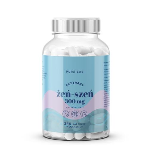 Pure Lab - Extrakt z ženšenu 300 mg (240 kapsúl)