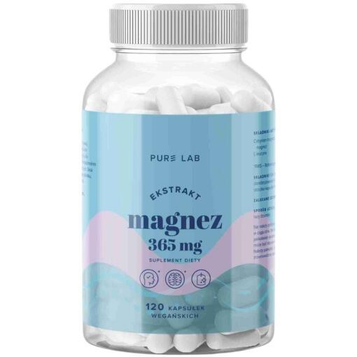 Pure Lab - PURE LAB Horčík 365 mg (120 kapsúl)