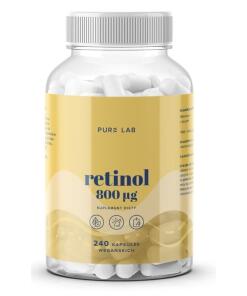 Pure Lab - PURE LAB Retinol - Vitamín A, 800 mcg (240 kapsúl)