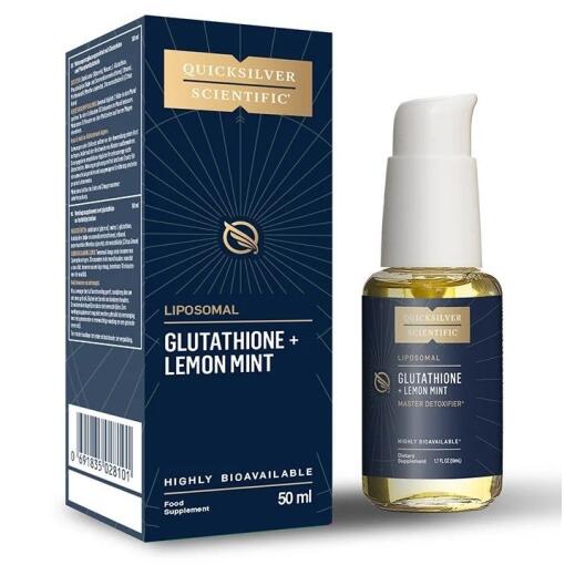 Quicksilver - Lipozomálny glutation s príchuťou citrónovej mäty EU (50 ml)