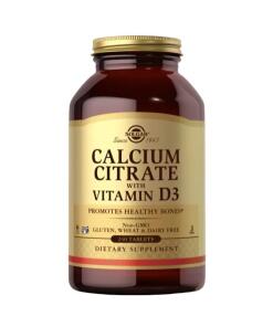 Solgar - SOLGAR Citrát vápnika s vitamínom D3 (240 tabliet)