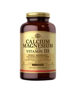 Solgar - SOLGAR Vápnik, Horčík s Vitamínom D3 (300 tabliet)