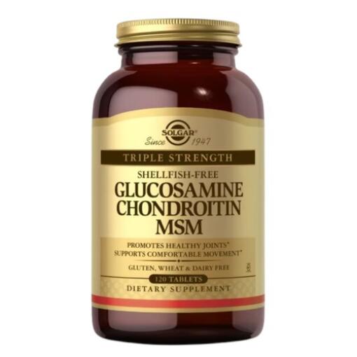 Solgar - Glukozamín Chondroitín MSM (120 tabliet)