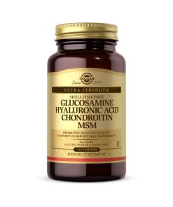 Solgar - SOLGAR Glukozamín, Kyselina hyalurónová, Chondroitín a MSM (120 tabliet)