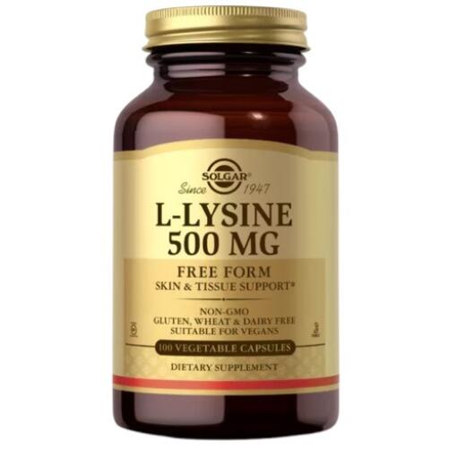 Solgar - L-Lyzín 500 mg (100 kapsúl)