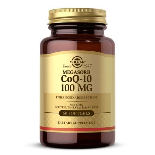 Solgar - SOLGAR Megasorb Koenzým Q10, 100 mg (60 kapsúl)