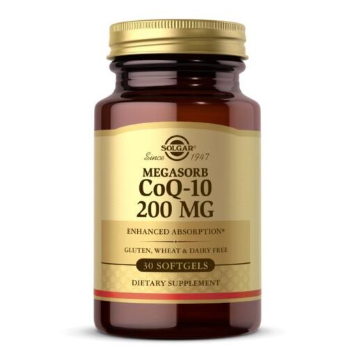 Solgar - SOLGAR Megasorb CoQ10, 200 mg (30 kapsúl)