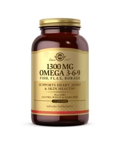 Solgar - SOLGAR Omega 3-6-9 z rybích olejov, ľanových semien a pupalky (120 kapsúl)