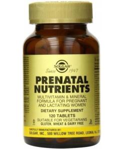 Solgar - SOLGAR Prenatálne živiny (120 tabliet)