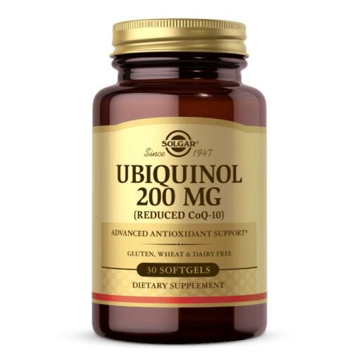 Solgar - SOLGAR Ubichinol Q10 Kaneka, 200 mg (30 kapsúl)