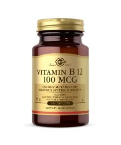 Solgar - Vitamín B12, 100 mcg (100 tabliet)