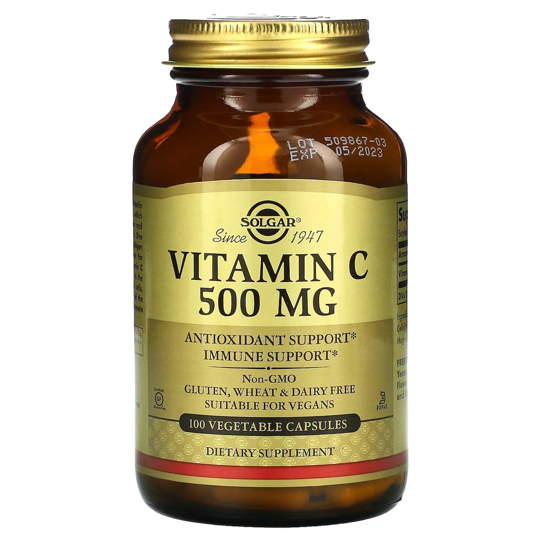 Solgar - Vitamín C 500 mg (100 kapsúl)