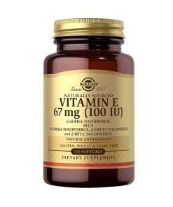 Solgar - SOLGAR Vitamín E, 400 IU, 268 mg (100 mäkkých kapsúl)