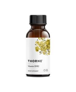 Thorne Research - Tekutý vitamín D3+K2 (30 ml)