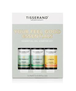 Tisserand Aromatherapy - Sada pre vaše dobré pocity TISSERAND AROMATHERAPY (Obsahuje mätu, rozmarín a citrón) (3 x 9 ml / 3 x 0,3 fl. oz.)