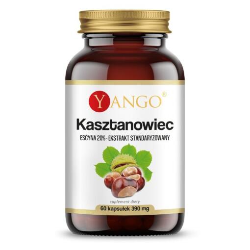 Yango - Výťažok z gaštanu s 20% obsahom escínu (60 kapsúl)