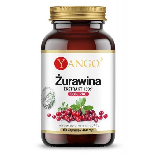 Yango - YANGO Brusnica - 50% proantokyanidínov - extrakt 150:1 (60 kapsúl)