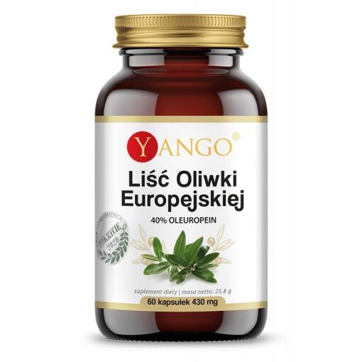 Yango - YANGO Európsky olivový list - 40% oleuropeínu (60 kapsúl)