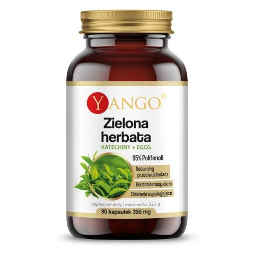 Yango - Zelený čaj YANGO - 95% polyfenolov - Katechín + EGCG (90 kapsúl)