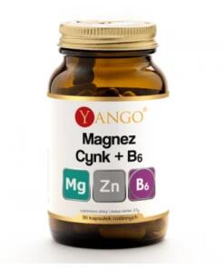 Yango - YANGO Horčík + Zinok + Vitamín B6 (90 kapsúl)