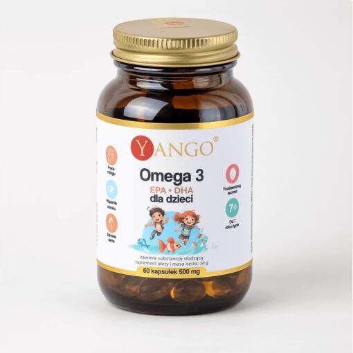 Yango - YANGO Omega 3 pre deti EPA + DHA (60 kapsúl)