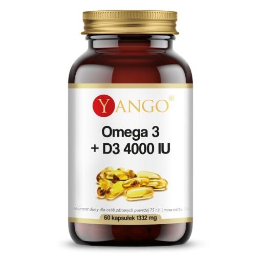 Yango - YANGO Omega 3+D3 4000IU (60 kapsúl)