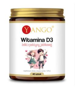Yango - YANGO Želé s vitamínom D3 a jablčným pektínom (40 želé)
