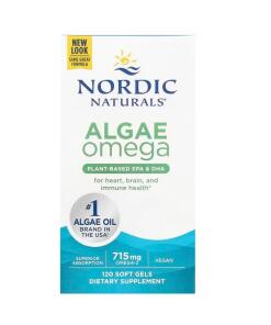 Alger Omega, 715 mg Omega-3 - 120 mäkkých kapsúl