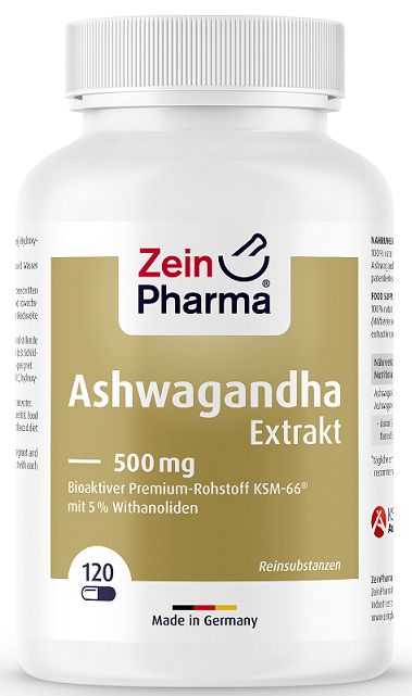 Extrakt z Ashwagandhy, 500 mg - 120 kapsúl