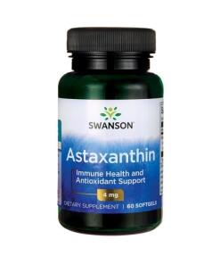 Astaxantín, 4 mg - 60 mäkkých kapsúl