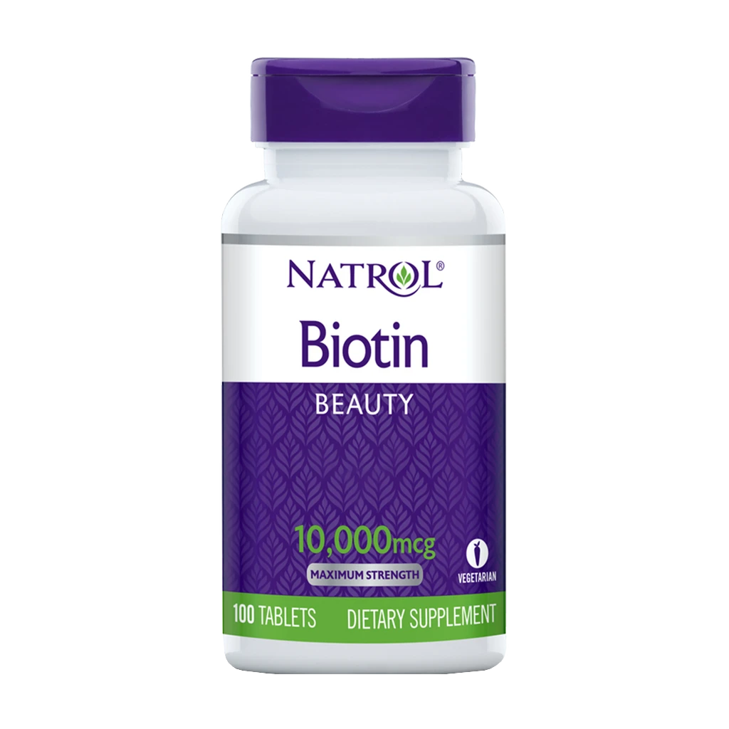 Biotín, 10 000 mcg - 100 tabliet