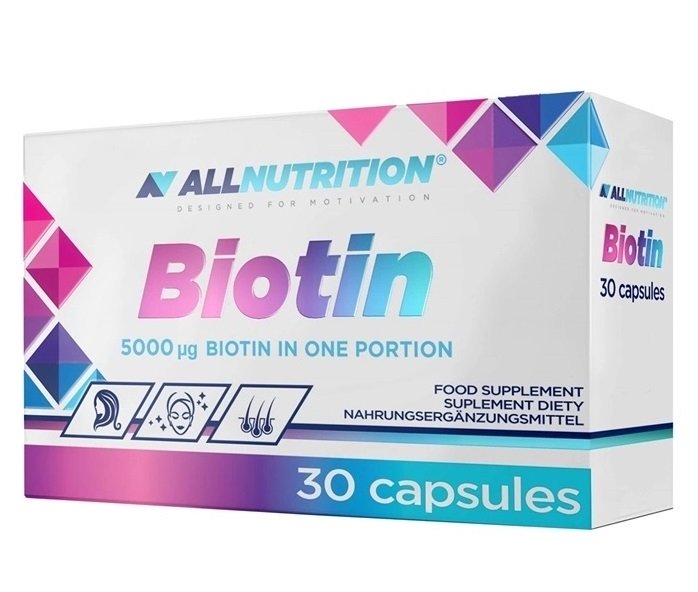 Biotín, 5000mcg - 30 kapsúl