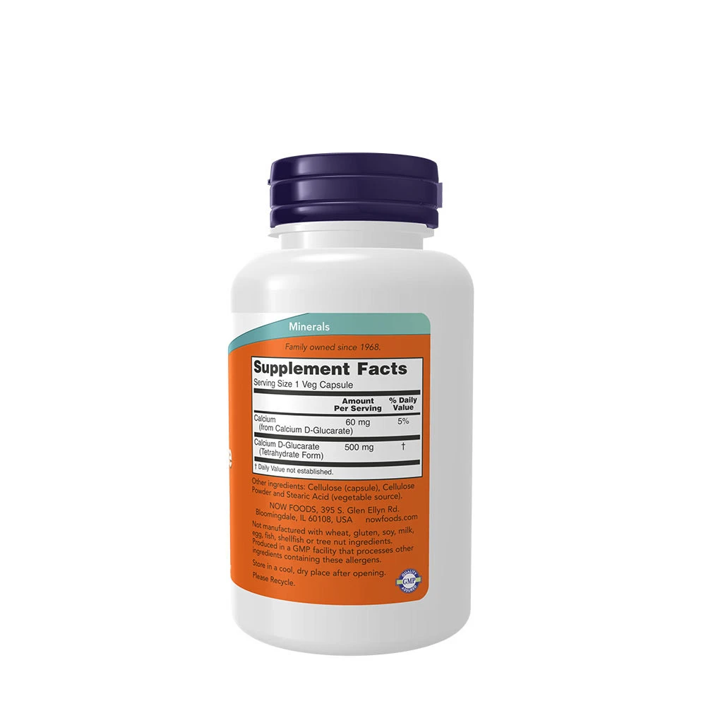 Vápenatý D-glukarát, 500 mg - 90 vegánskych kapsúl – Obrázok 2