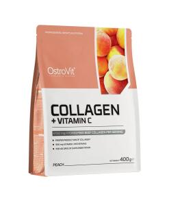 OstroVit - Kolagén + Vitamín C, Broskyňa - 400g