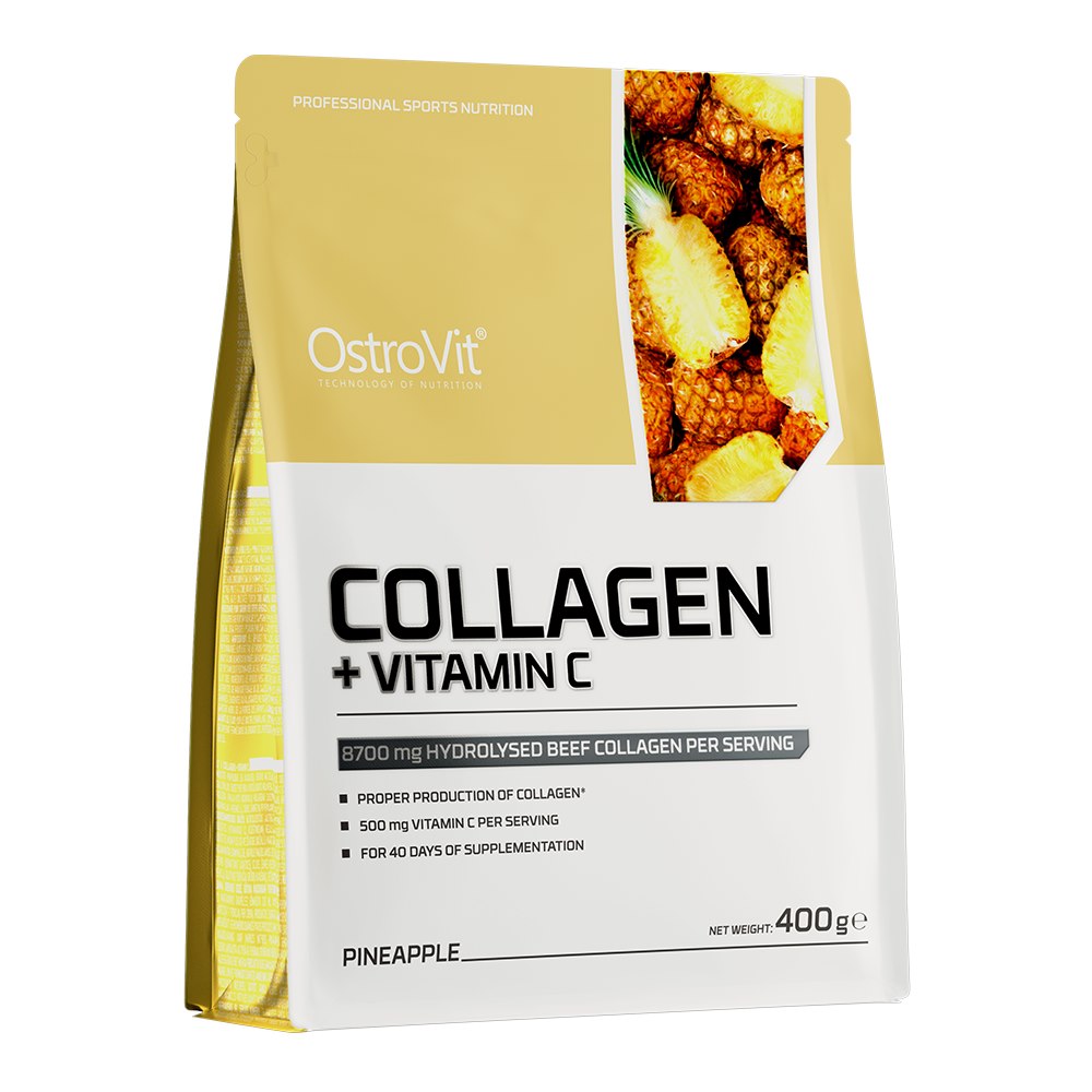 OstroVit - Kolagén + Vitamín C, Ananás - 400g