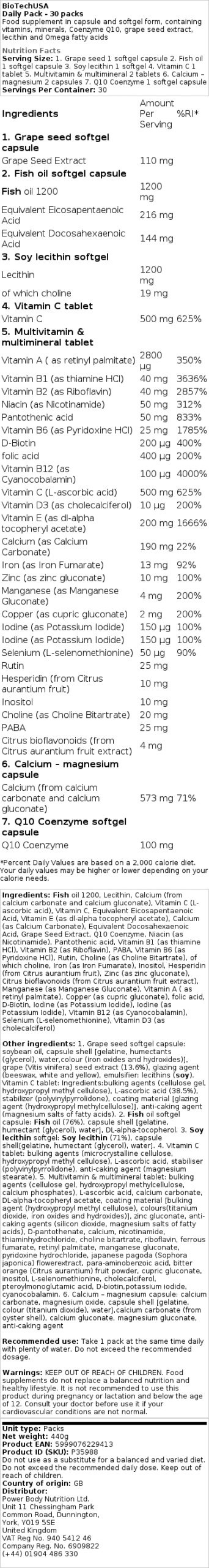 Denný balíček - 30 balení (EAN 5999076229413) – Obrázok 2