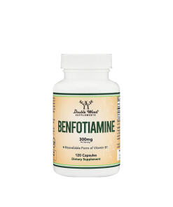 Double Wood Supplements - Benfotiamín (120 kapsúl)