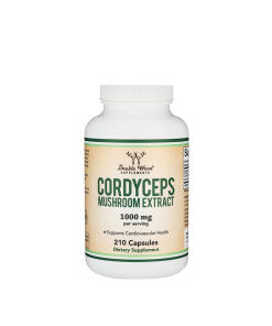Double Wood Supplements - Výťažok z huby Cordyceps od Double Wood Supplements (210 kapsúl)