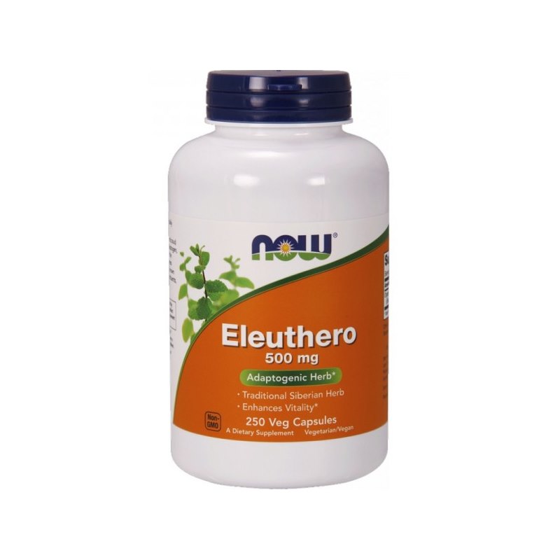 Eleuthero, 500 mg - 250 vegetariánskych kapsúl