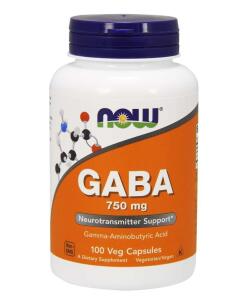 GABA, 750 mg - 100 rastlinných kapsúl