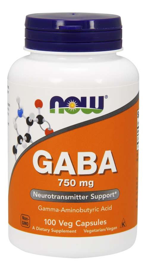 GABA, 750 mg - 100 rastlinných kapsúl
