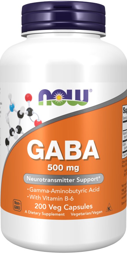 GABA s vitamínom B6, 500 mg - 200 vegetariánskych kapsúl
